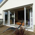 White uPVC bifold doors