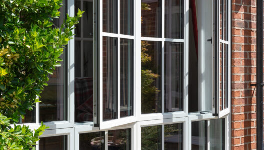 C25 – Classic Windows Stepped Flush w Georgian Bars Open – White